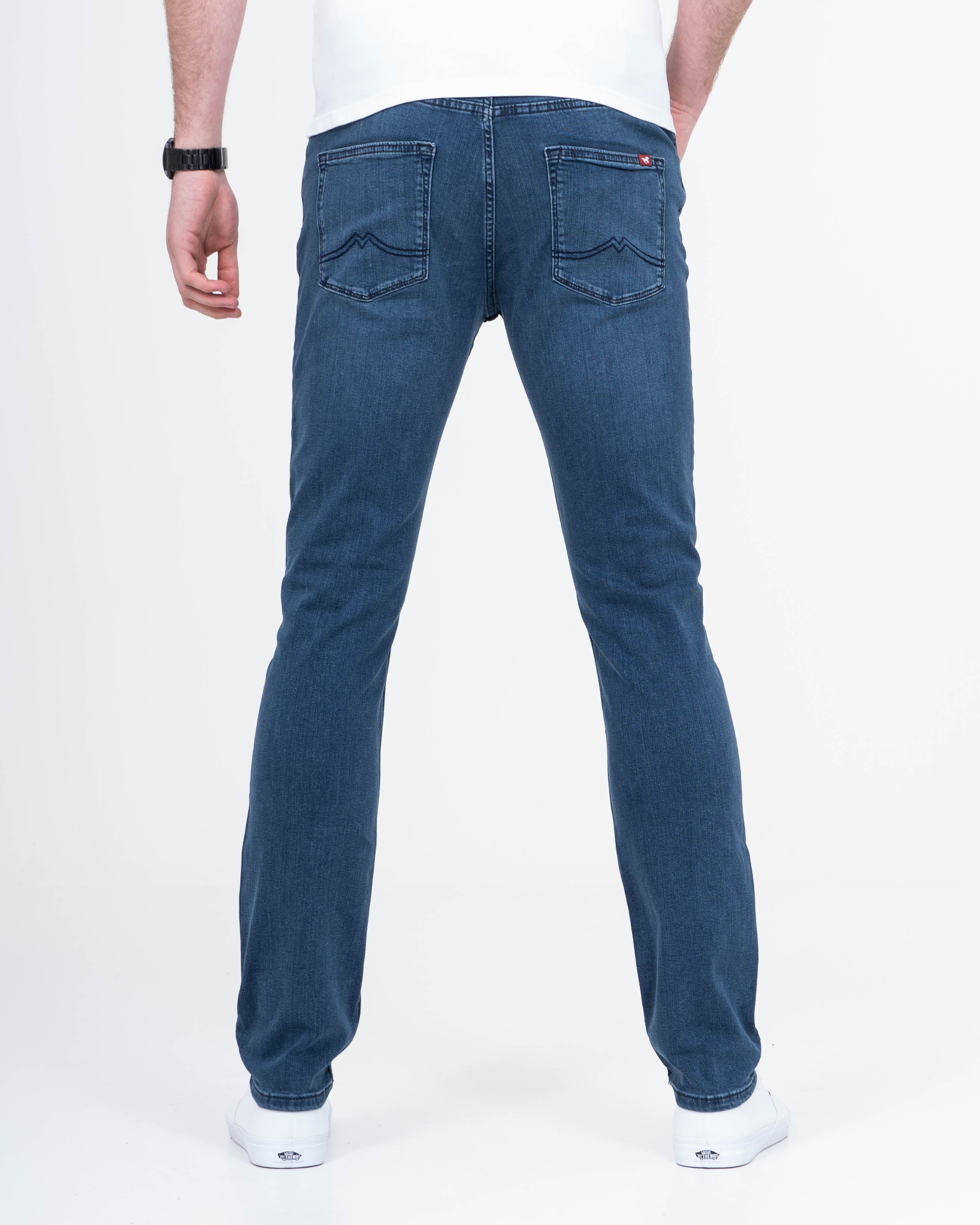 Mustang Vegas Slim Fit Tall Mens 36 38 40 Leg Jeans Blue Tall Mens