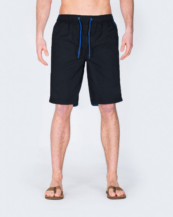 2t Tall Swim Shorts (black/sky)