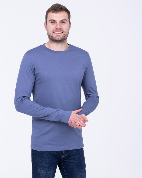 2t Tall Long Sleeve T-Shirt (stone blue)