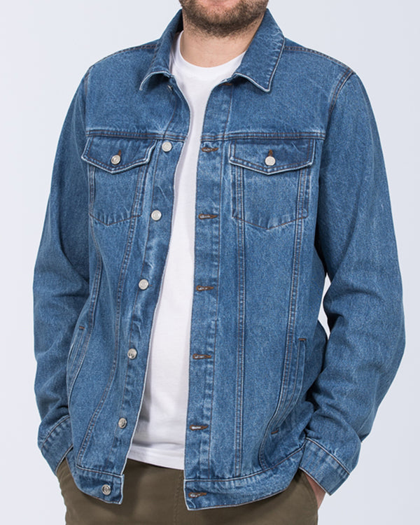 2t Tall Denim Jacket (mid wash)