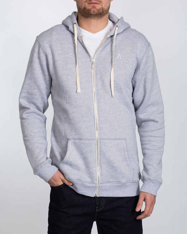 2t Zip Up Tall Hoodie (grey)