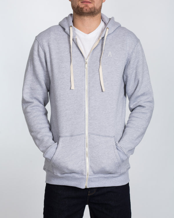 2t Zip Up Tall Hoodie (grey)