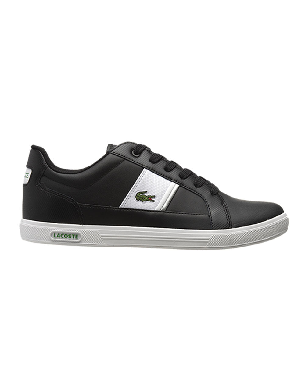 Lacoste Europa 721 1 SMA black white size 13 14 15 16 Trainers Tall Mens Clothing 2tall