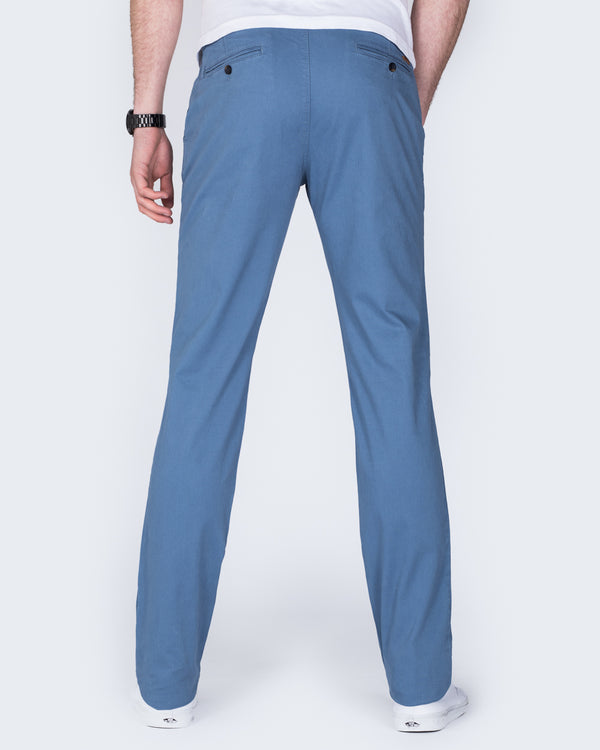 Redpoint Odessa Slim Fit Chinos (azure blue)