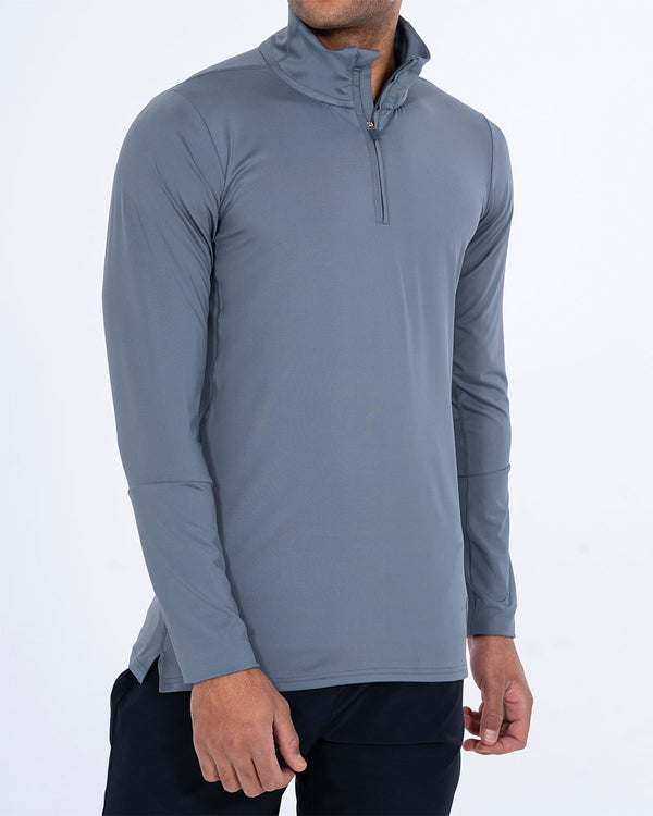 Parell Evolve Tall Quarter Zip Training Top (titanium blue)