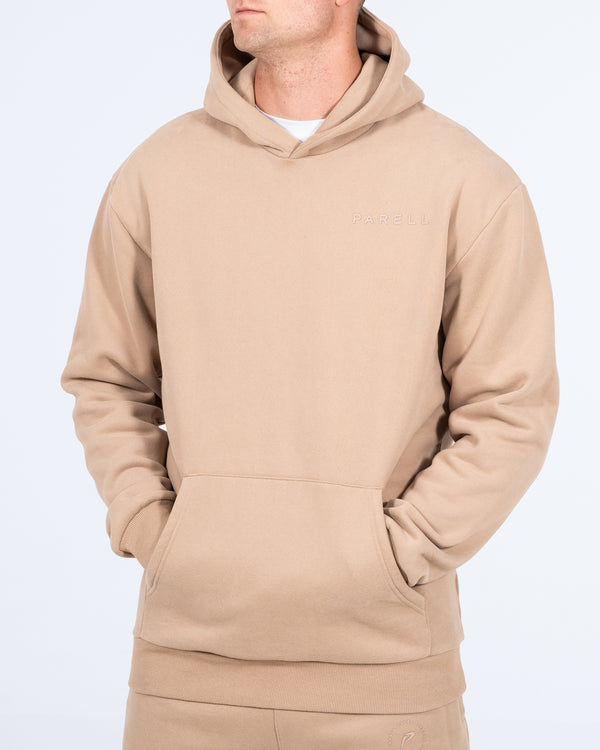 Parell Evolve Tall Oversized Pullover Hoodie (taupe)