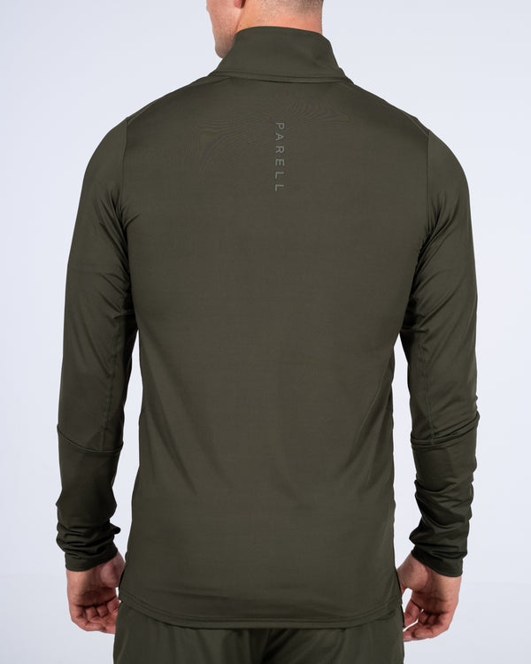 Parell Evolve Tall Quarter Zip Training Top (khaki)