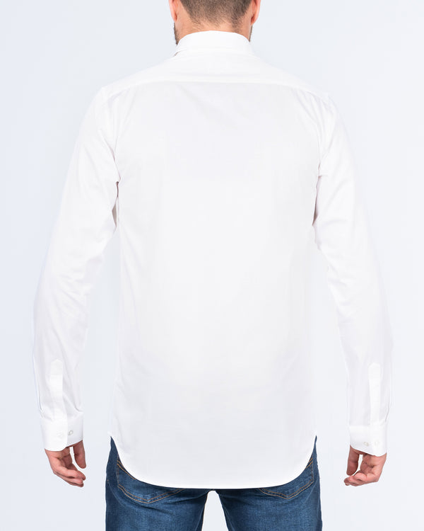 2t Slim Fit Extra Tall Formal Shirt (white)