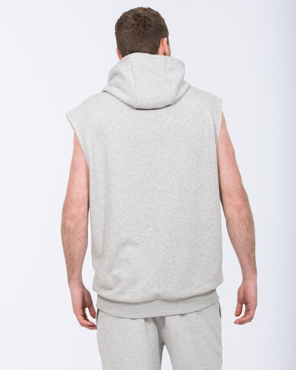 2t Isaac Tall Sleeveless Hoodie (heather grey)