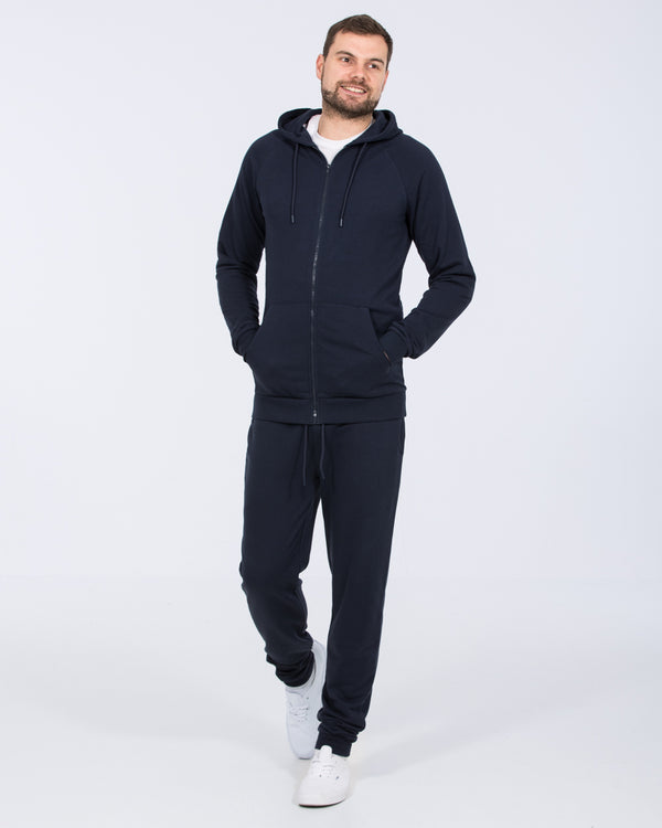 Essentalls Tall Zip Up Hoodie (navy)