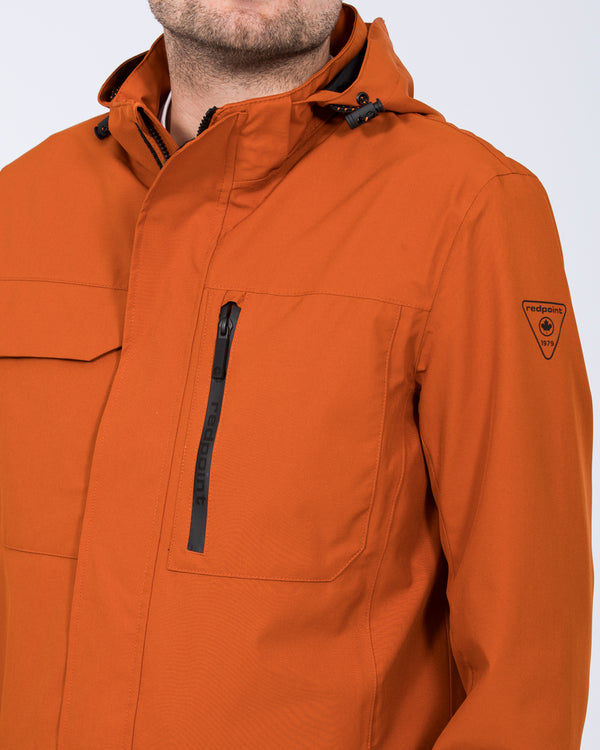 Redpoint Luke Tall Hooded Jacket (terracotta)