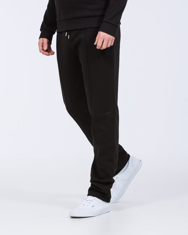 2t Elijah Tall Regular Fit Pintuck Joggers (black)