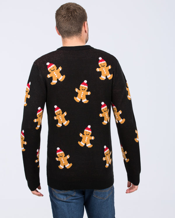 2t Tall Gingerbread Christmas Jumper (black)