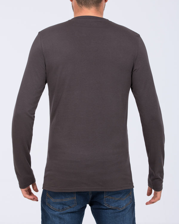 Essentalls Long Sleeve Tall T-Shirt (dark grey)