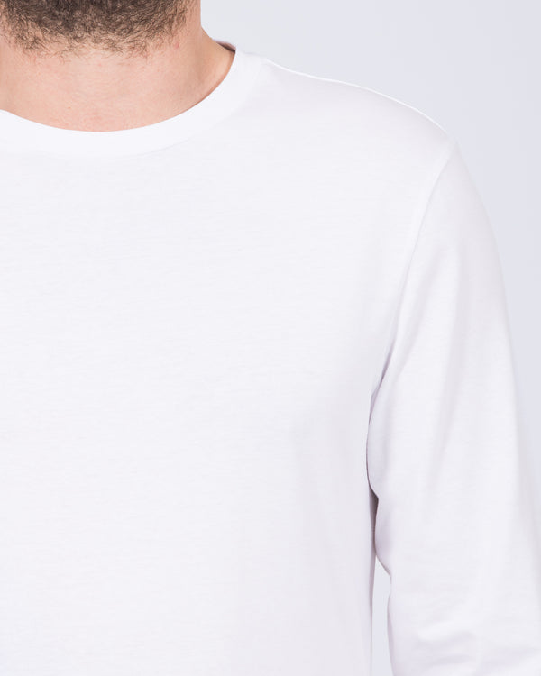 Essentalls Long Sleeve Tall T-Shirt (white)