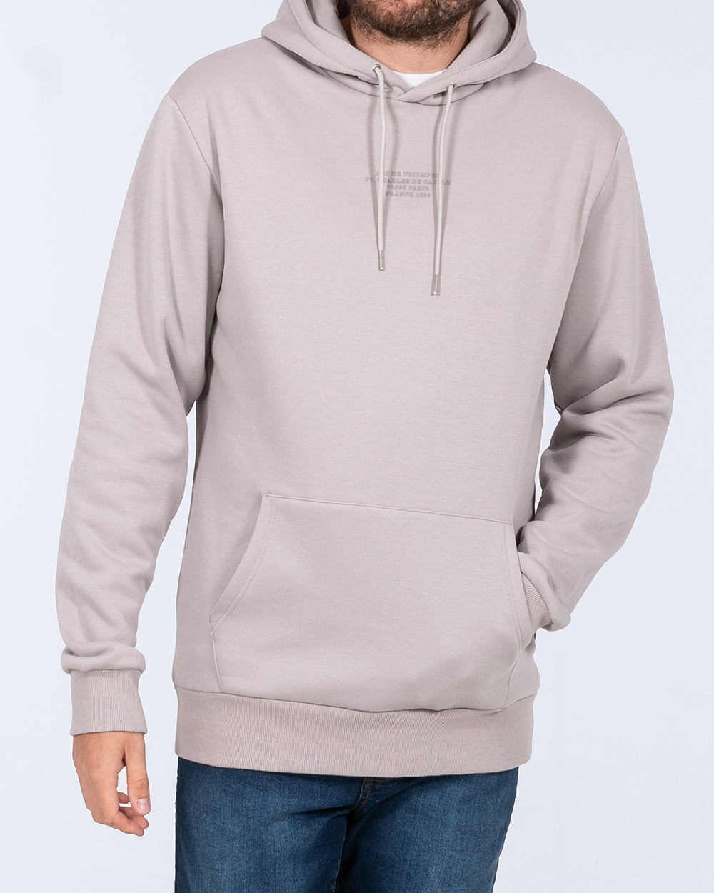 Light grey pullover hoodie sale