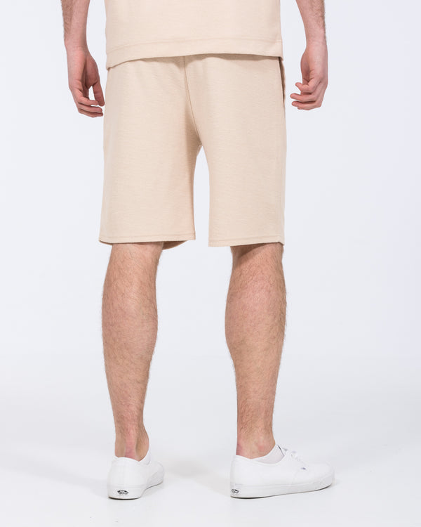 2t Kai Tall Textured Shorts (cement)