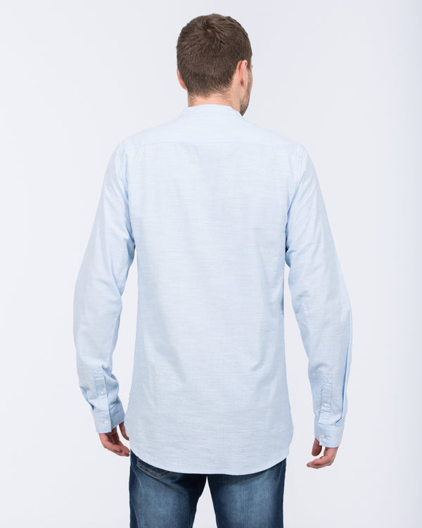 2t Tall Grandad Collar Shirt (blue)