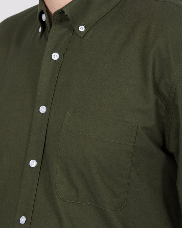 2t Regular Fit Long Sleeve Tall Shirt (forest green)