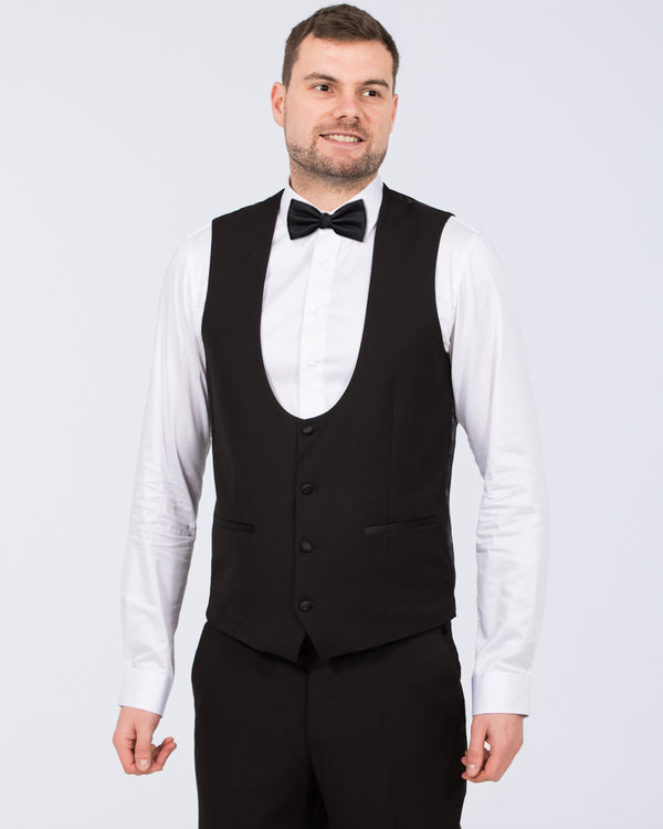 Skopes Sinatra Slim Fit Tall Dinner Suit Waistcoat (black)