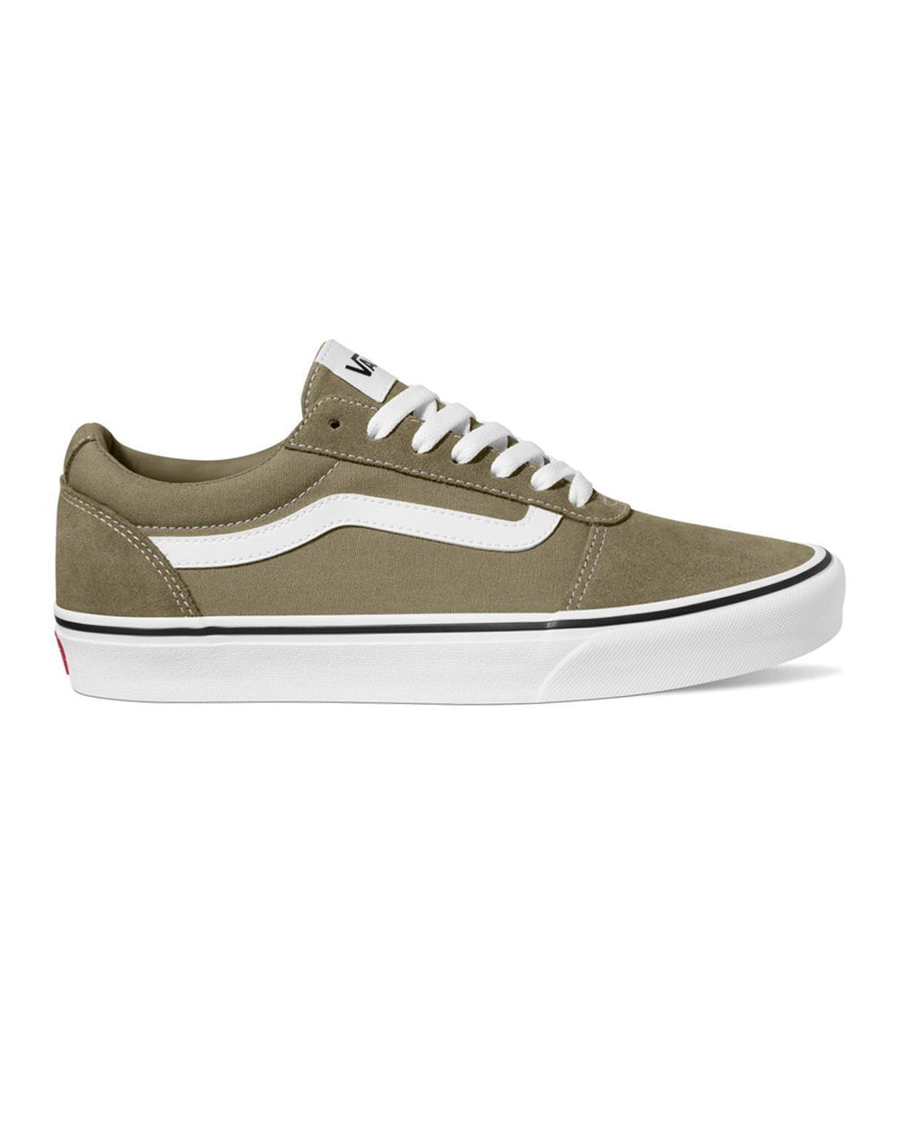 Vans Ward Suede Canvas Extra Long Mens Shoes olive white Tall Mens Clothing 2tall