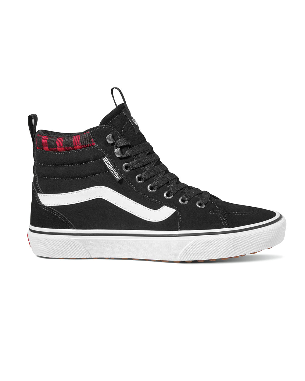 Vans Filmore Hi Vansguard Suede Shoes (black/red plaid) | Tall Mens  Clothing | 2tall.com