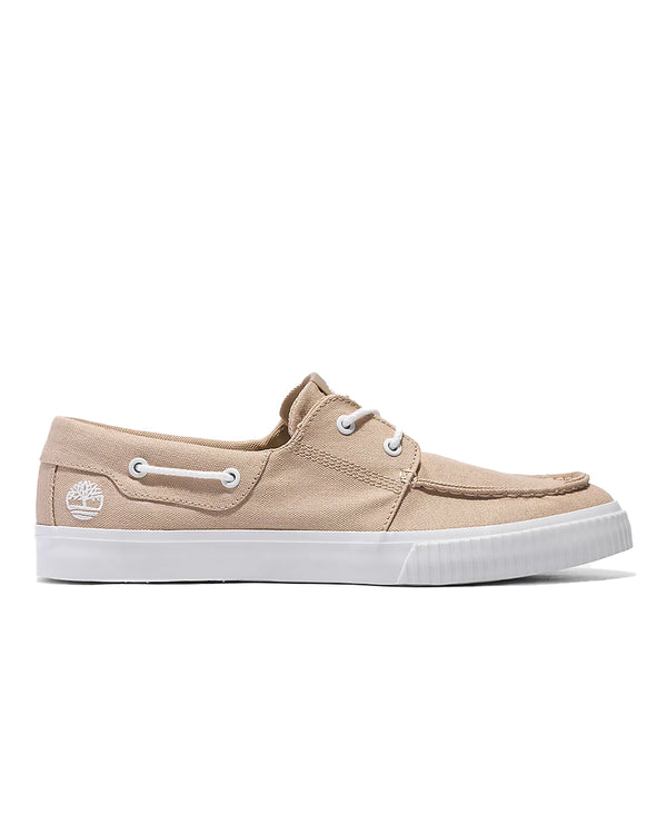 Timberland Mylo Bay Boat Shoe (light beige canvas)