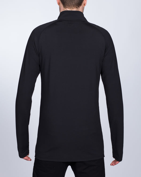 2t Long Sleeve Quarter-Zip Training Top (black)