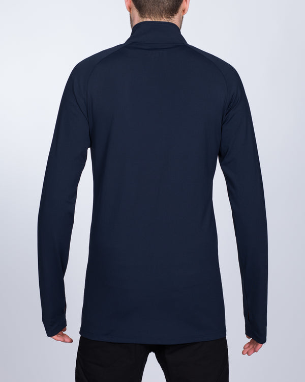 2t Long Sleeve Quarter-Zip Training Top (navy)