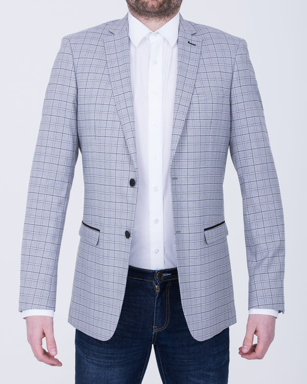 Skopes Brook Checked Blazer (silver/grey)