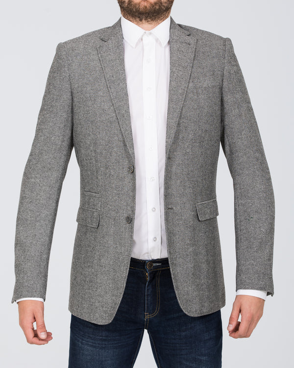 Skopes Ruthin Tall Tweed Blazer (silver)