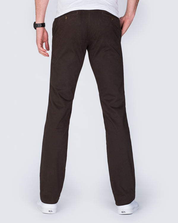 Redpoint Oakville Slim Fit Chinos (dark brown)