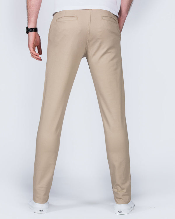 2t Oliver Slim Fit Tall Chinos (beige)