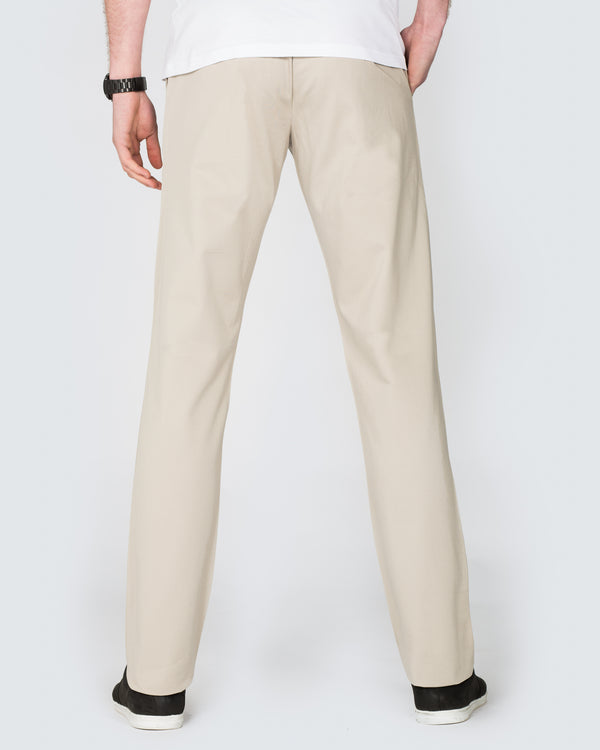 Ed Baxter Regular Fit Tall Chinos (beige)