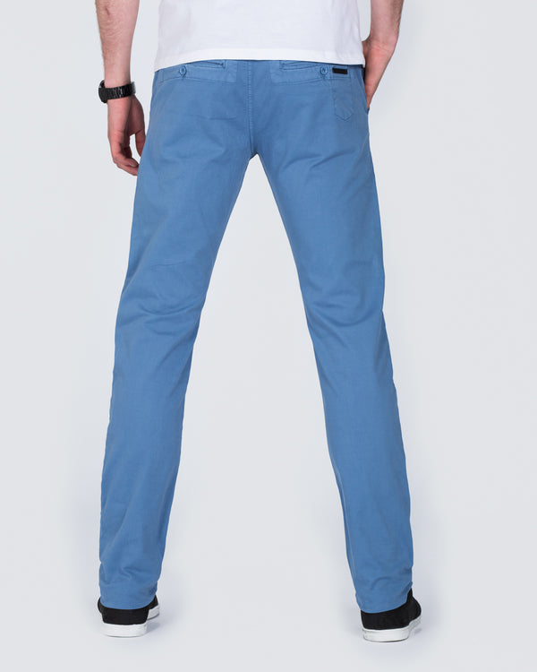 Cub Fox Tapered Fit Tall Chinos (bleu horizon)