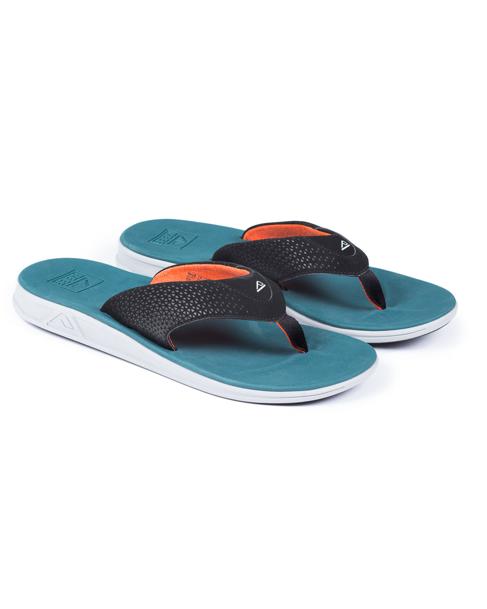 Reef Rover Flip Flops (blue/grey/orange)