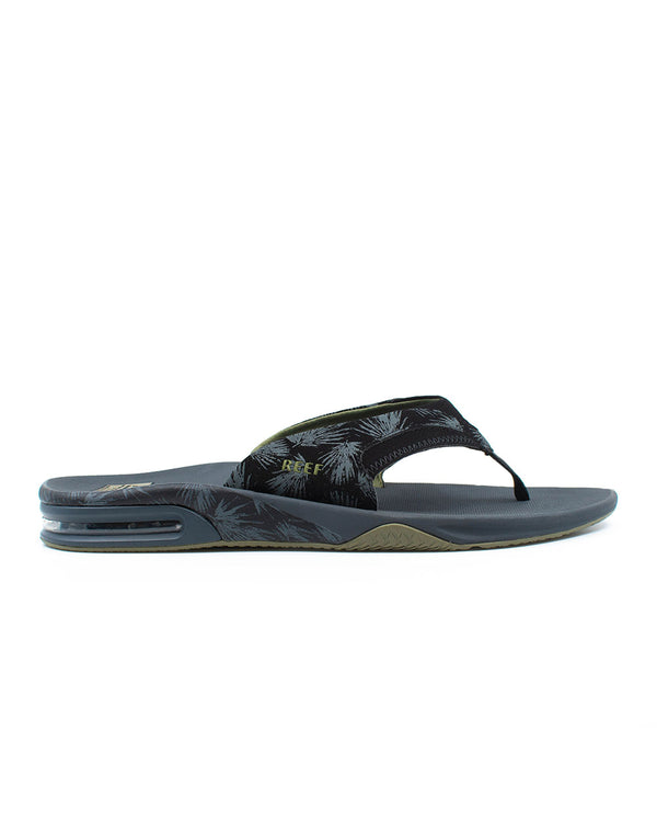 Reef Fanning Flip Flops (olive palm)