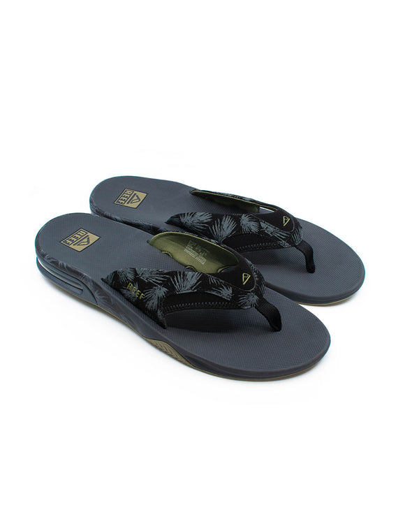 Reef Fanning Flip Flops (olive palm)