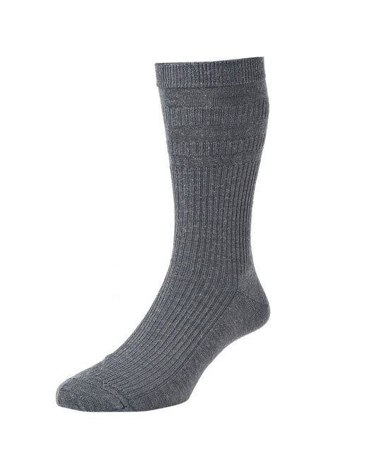 HJ Hall Softop Wool Socks 3 Pack (grey)