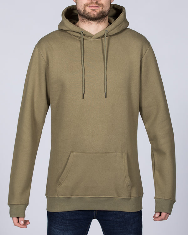 2t Pullover Tall Hoodie (light khaki)