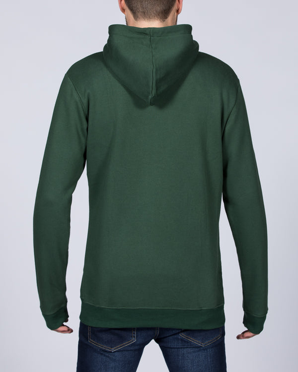 2t Zip Up Tall Hoodie (dark green)