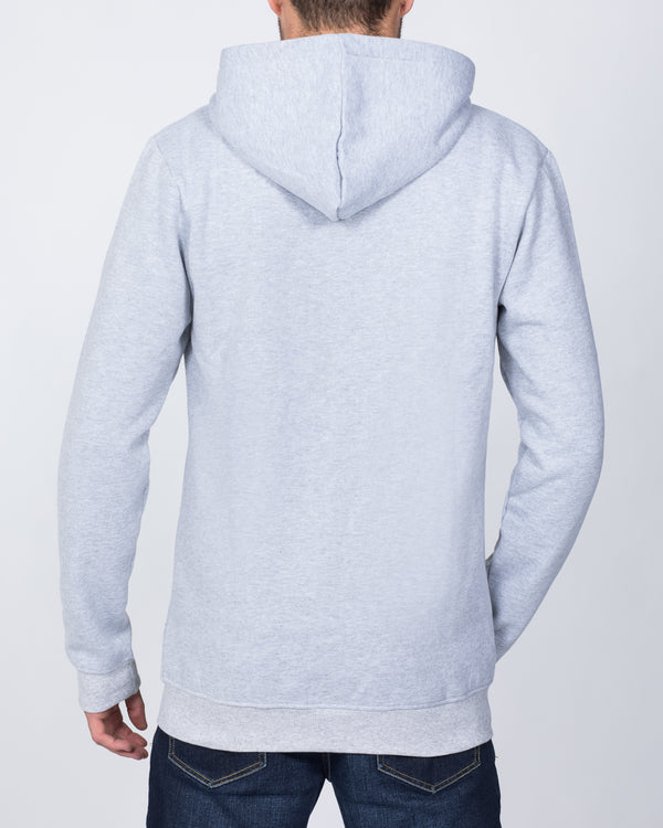 2t Zip Up Tall Hoodie (heather grey)