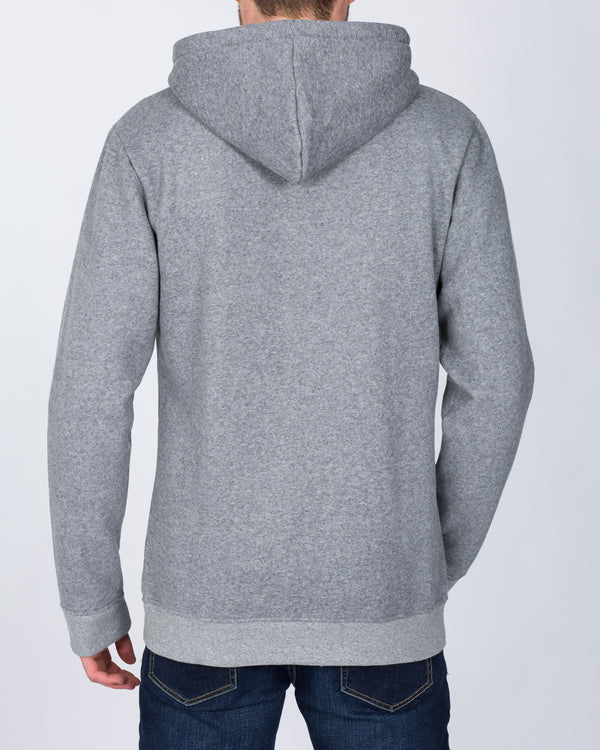 2t Zip Up Tall Hoodie (grey)