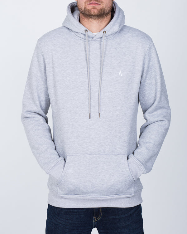 2t Pullover Tall Hoodie (heather grey)