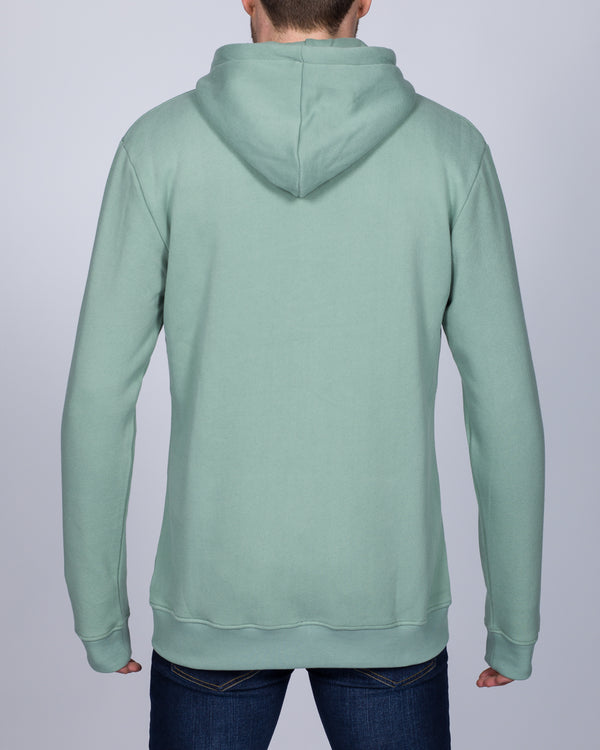 2t Zip Up Tall Hoodie (light green)