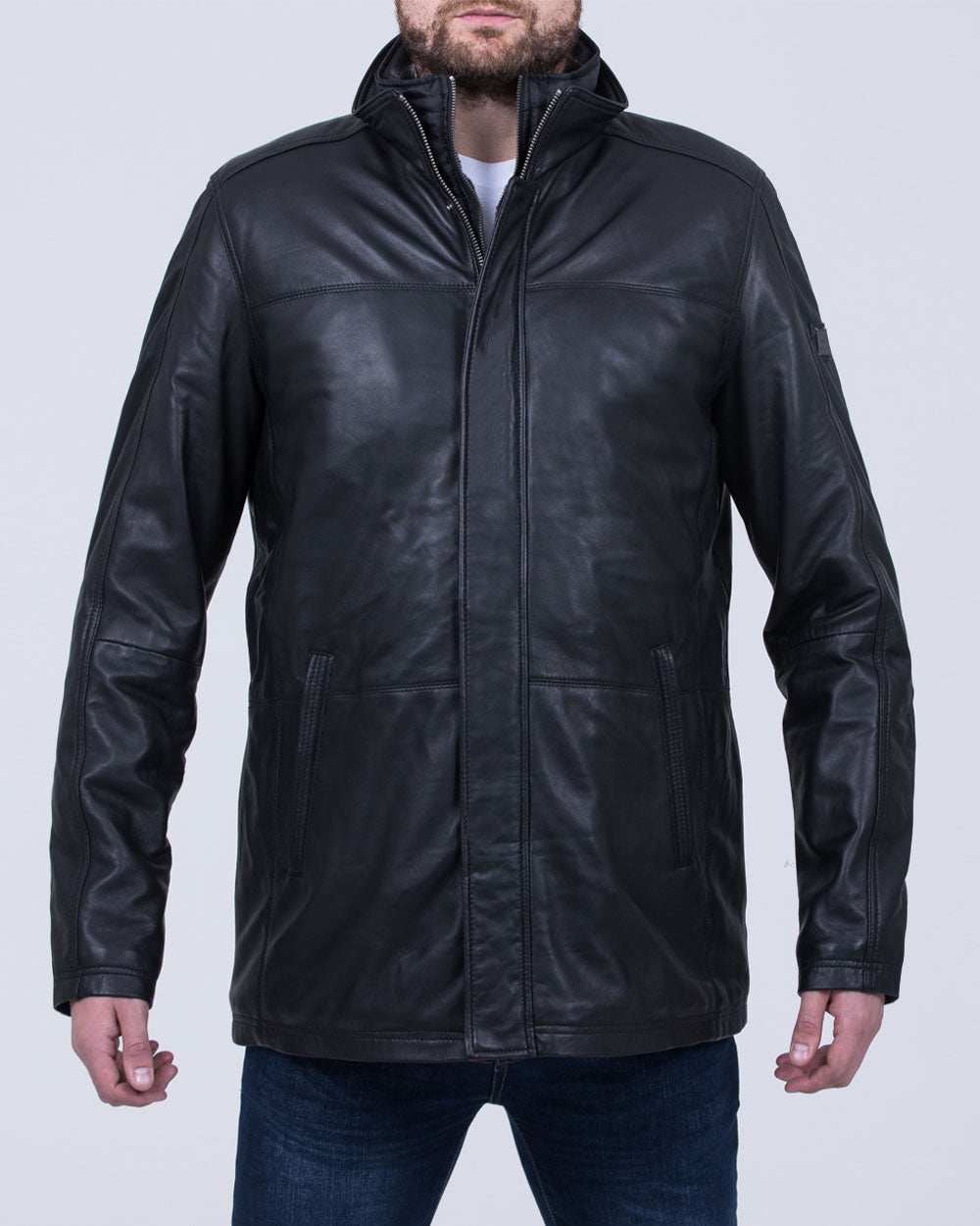 Leather jackets for tall guys best sale