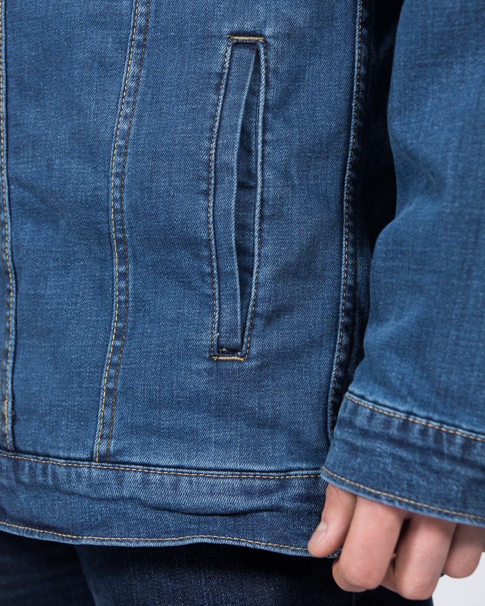 Denim jacket shops for tall guys