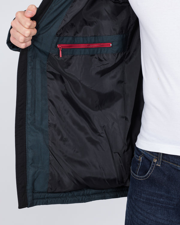 Cabano Tall Hooded Jacket (petrol)