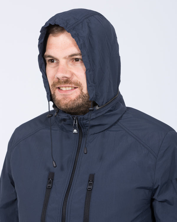 Cabano Tall Lightweight Anorak Jacket (navy)