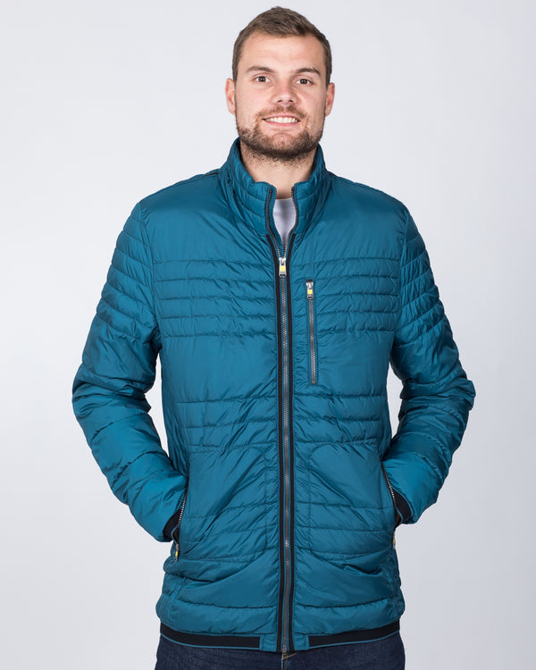 Cabano Tall Lightweight Quilted Jacket (teal)